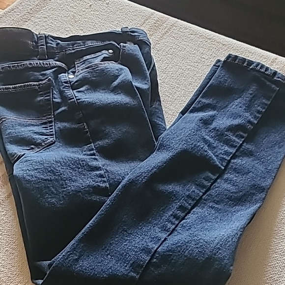 Luke & Dutch jeans sz. 30" ×30"/rise 9". (#910) dark wash. - Picture 10 of 14